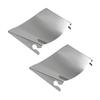2Pcs Stainless Steel Pouring Shield for Stand Mixer 7-Inch Universal Pour Guard for Metal Bowls Rust-Resistant Dishwasher Safe Precise Ingredient