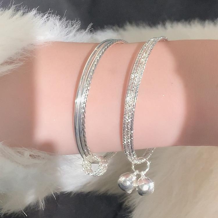 Multi-Circle Bell Bracelet Women'S Tide Simple Cold Wind Versatile Bracelet Light Luxury Niche Temperament High-End Jewelry