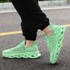 Sports Shoes Men's Breathable Fly Woven Men's Shoes Fried Dough Twists Soles Hollow Thick Soles Large Casual Shoes