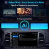 ATOTOLIFE 2DIN Car Navigation System with Android Android Auto CarPlay USB EQ Mirror Video Voice Control All-in-One 7-inch Navigation, & Wireless,