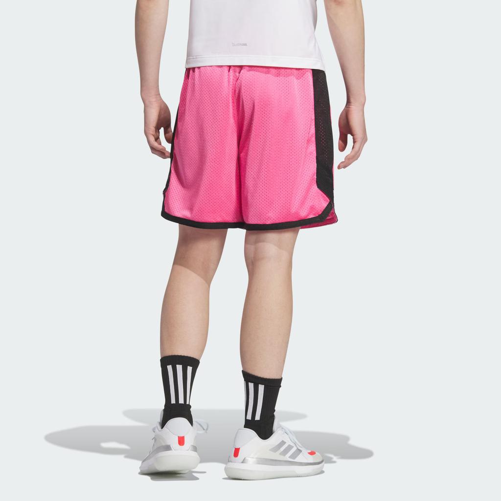 adidas BASKETBALL SS25 Sports Shorts Men's Semi Neon Pink JN0746