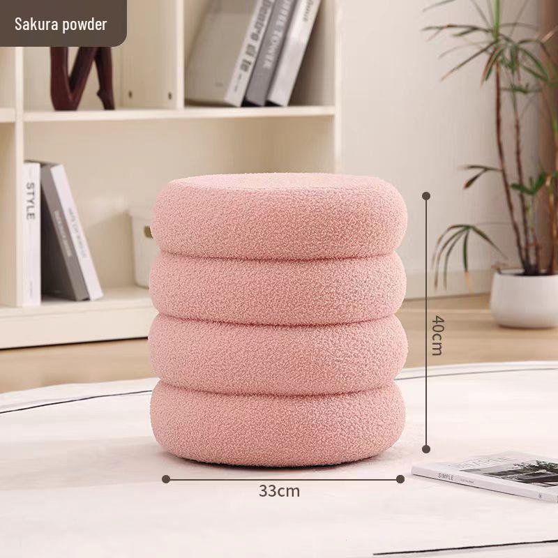 

Круглый табурет из овечьей шерсти - Детский диван, Простая подушка и Сиденье для переобувания