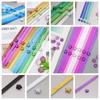 Shiny Lucky Star Paper Folding Strips DIY Origami Arts Crafting for 100pcs/set Party Decoration