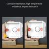 86-Type PVC Junction Box Wall Mount Cassette For Switch Socket Base