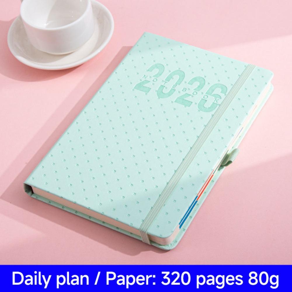 A5 Agenda Book To Do List Planner Notebook Portable Calendar Book  Office Supplies