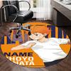 Personalized Haikyuu Round Chair Office Rug - Perfect for Mat, Office Chair & More - Ideal Gift for Birthdays and Holidays