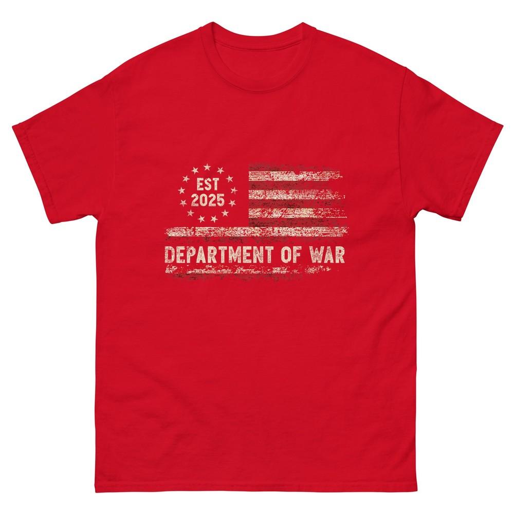 Departunisext Of War Established 2025 ReEstablished TShirt S
