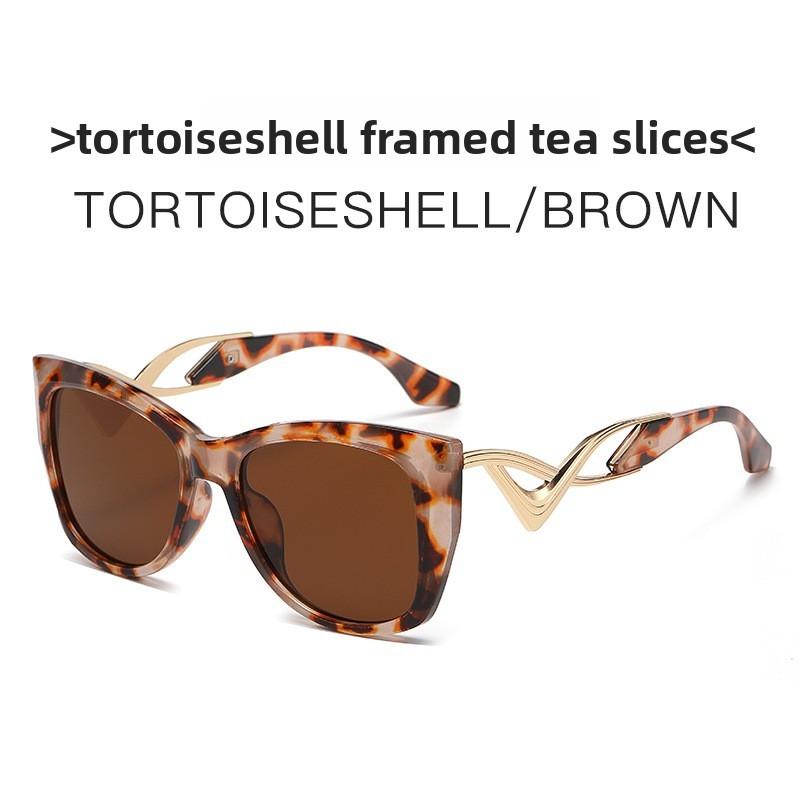 Cat Eye Sunglasses With Uv400 Protection For Fashionable Women Summer Wear