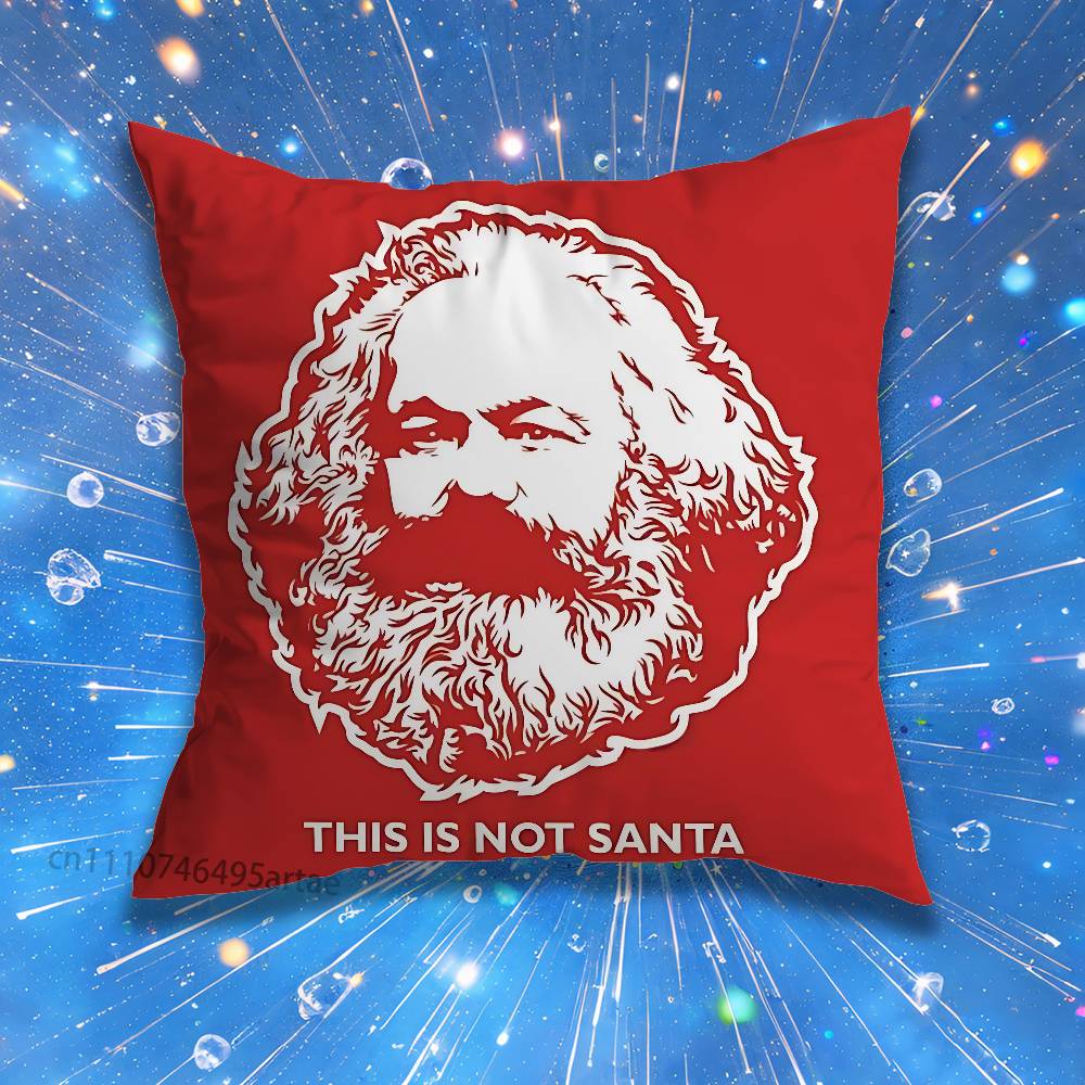 Che Guevara Karl Marx Pillow Case For Home Bedroom Car Office Decoration Living Room Sofa Cushion Cover Suitable