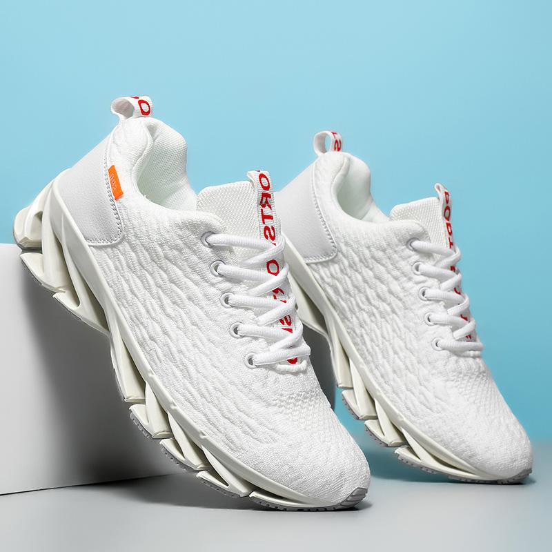 Herresko Joggesko Herre tenis Luksussko Herre casual Trainer Race Pustende mote loafers løpesko for menn