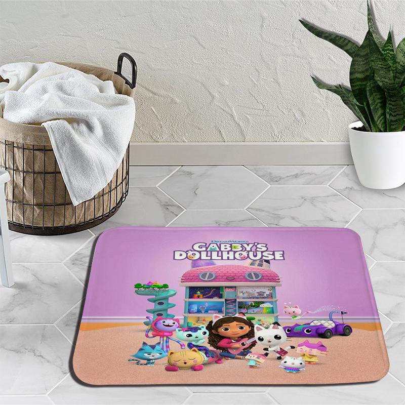 

Килимки для лялькового будиночка Gabby Дитяча мода з мультфільмів Нековзкі килими для вітальні Спальні Килимок для дитячої кімнати 11