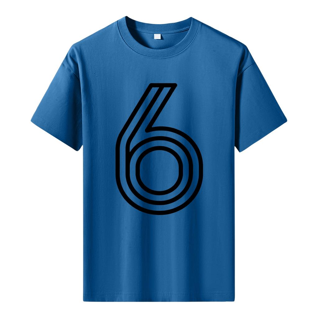 Pánské tištěné tričko s krátkým rukávem Pánský volný ležérní top s krátkým rukávem