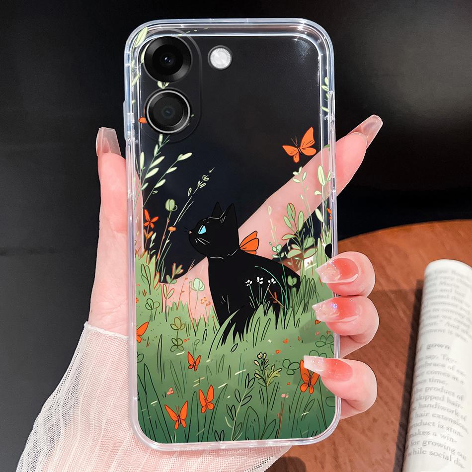 For Poco X8 Pro Max 5G Phone Case Leisure Style Soft Cover Transparent Silicone Funda For Poco X 8 Lightweight Anti Drop Bumper
