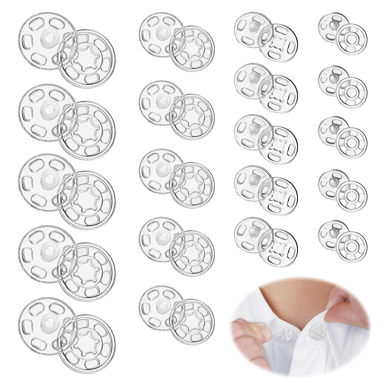 

100 пар/10 пар кнопок для одежды, аксессуаров для одежды, мелких швейных изделий, пряжек для пуговиц своими руками, деталей для шитья, украшений black/12.0mm