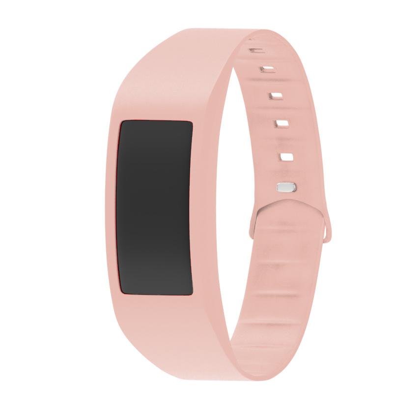 

Мягкий резиновый ремешок Replwatch однотонный модный простой повседневный материал ТПУ L розовый