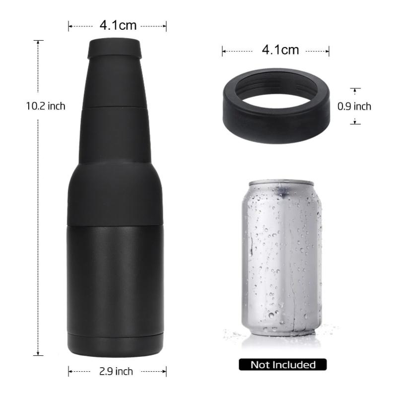 Vacuum Double Wall Stainless Steel Can Insulation And Cold Storage Tank With Bottle Opener Steel Color