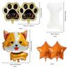 19.69x27.56in Dog Balloon 24.80x14.96in Paw Balloons Star Balloons  Birthday