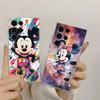 Disney Mickey Mouse Transparent Case For Samsung Galaxy S26 S25 Ultra S24 S22 S26 Plus S20 S23 S21 S25 FE 5G Clear Silicon Cover