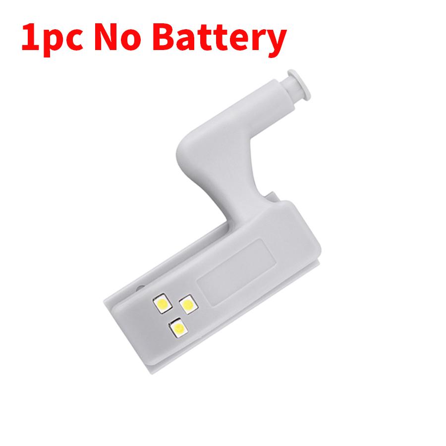 

LED Under Cabinet Light Door Inner Hinge Lamp No Battery Wardrobe Cupboard Sensor Lights Bedroom Kitchen Light Closet Night Lamp