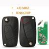 jingyuqin Flip Remote Car Key 433MHZ Megamos Crypto ID48 For Fiat Ducato Citroen Relay Peugeot Boxer Lancia With SIP22 Blade