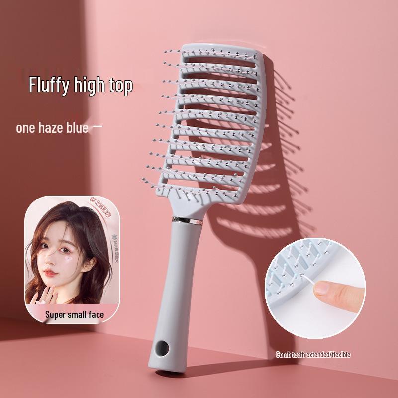 Portable Women's Styling Comb Set: Massage Paddle, Fluffy Curling, Slicked Back, Air Cushion.