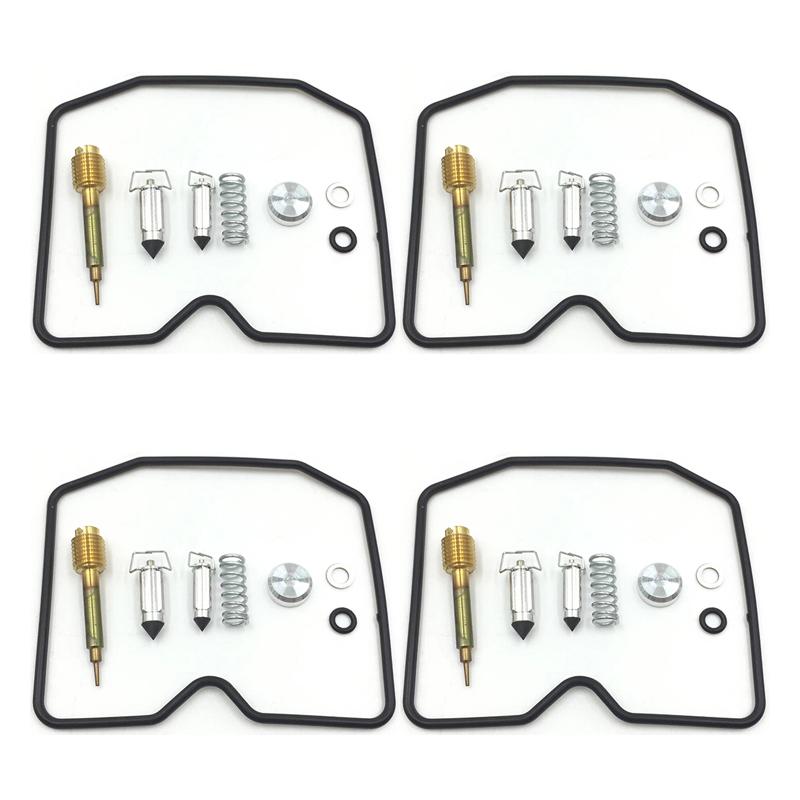 4 Sets Carburetor Repair Kit Fou Suzuki GSF600S BANDIT GSF600 GSF 600 S Carburetor jet Needle valve gasket 4 sets