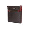Coach Rowan 26 Letter Print Coated Canvas Crossbody Bag Medium Women Bags Dark-Brown Red C1554-IMRVQ