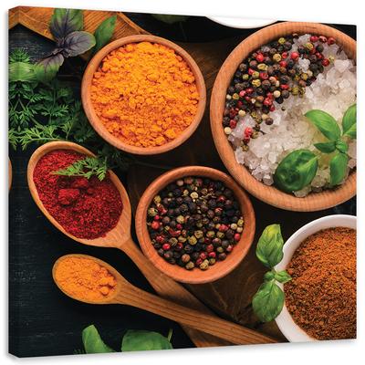 Canvas Print Kitchen Spices