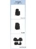 Denza N8-23 Black Nylon Car Floor Mats: Dirt, Wear, and Wrinkle Resistant, Easy-to-Clean.