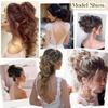 Messy Bun Hair Piece Long Chignon Elastic Wavy Curly Hair Bun Scrunchies Extensions Synthetic Hairpieces for Women Girls