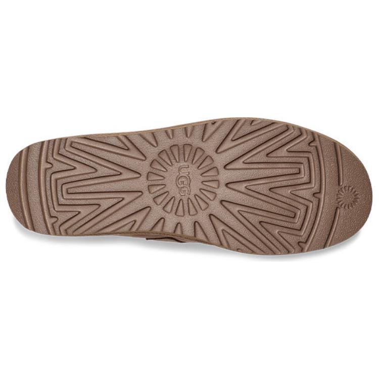UGG Round Toe Slip-On Non-Slip Clog Slippers Men Slippers Brown 1166736-CRBO