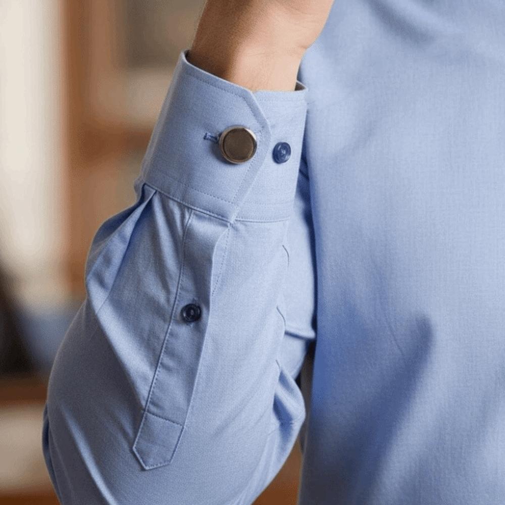 10pcs 10Pcs Set Collar Extenders Elastic Loop Dress Shirt Clips Shirt Cuff Button Flex Office Work
