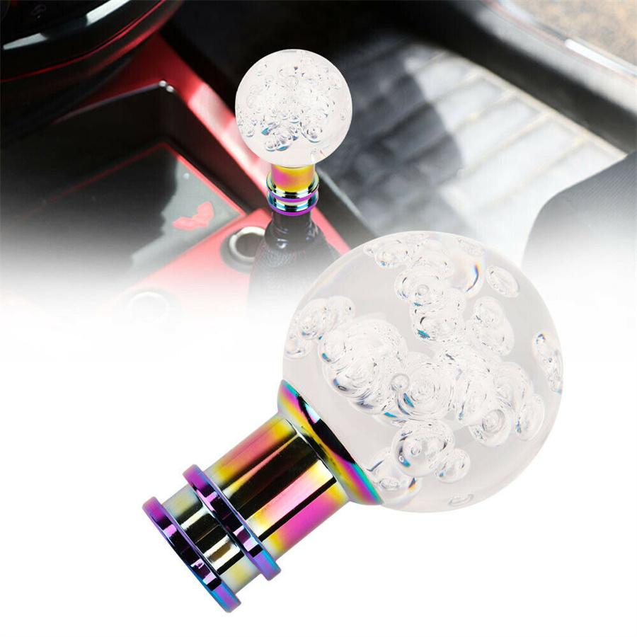 Crystal Pink Car Manual Shift Knob Gear Shifter Head Shift Knob Stick Universal