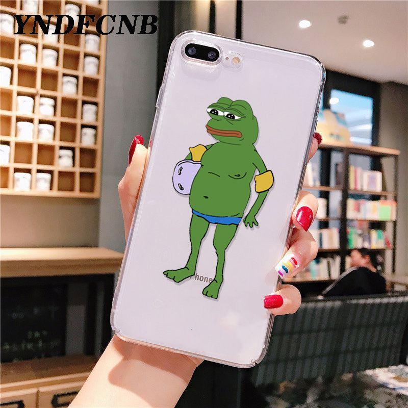 

Мягкий резиновый чехол из ТПУ Sad Frog meme для iPhone SE 2020 11 Pro X XR Xs Max 6 6S 7 8 Plus, мягкий прозрачный чехол Coque Shell iPhone12ProMax 6.7
