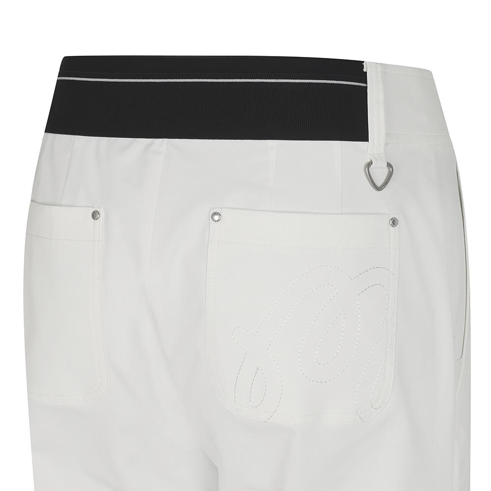MALBON GOLF Semi-Wide Bootcut Pants White (Woman)