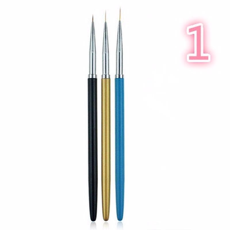 Nail Art  Liner Grid Stripe Flower Design DIY Drawing Painting Brush Pen Manicure Tool