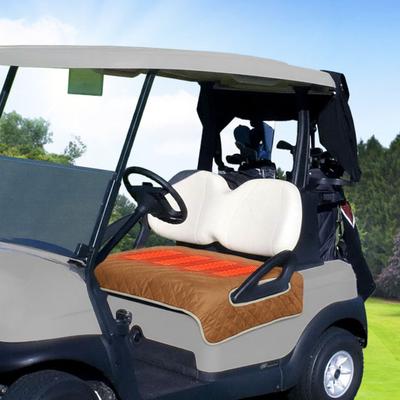 Yousheng Heated Golf Cart Seat Cover Adjustable Waterproof Non-Slip Universal Winter USB Electric Golf Cart Seat Warmer Mat Towel Blanket
