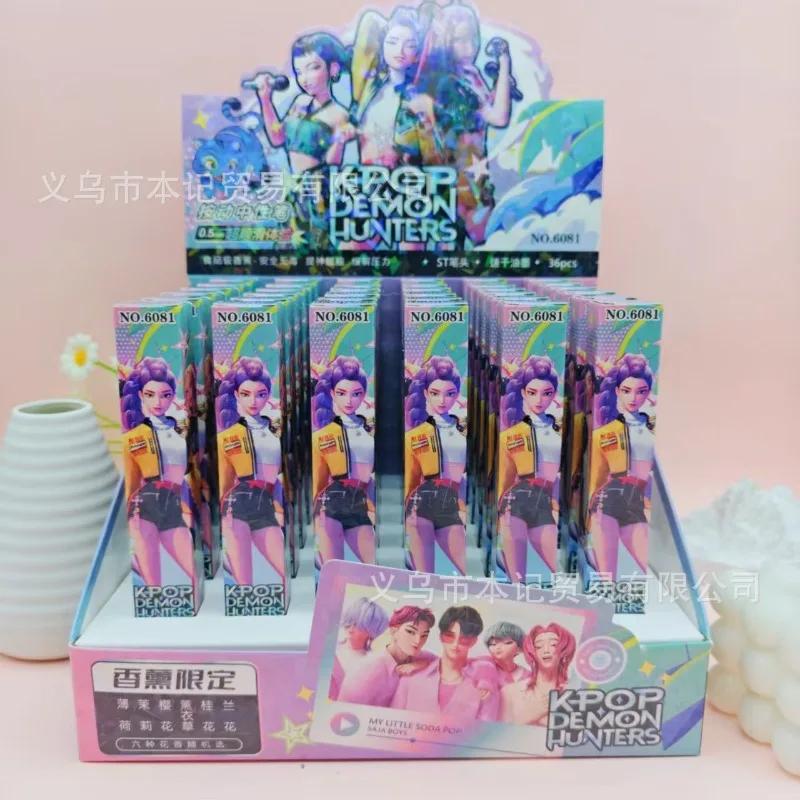 Kpop Dämonenjäger Niedliche 0,5 mm Gelstifte Kawaii Schreibwaren Cartoon Anime Derivative Peripheriegeräte Schulbürobedarf Partygeschenke
