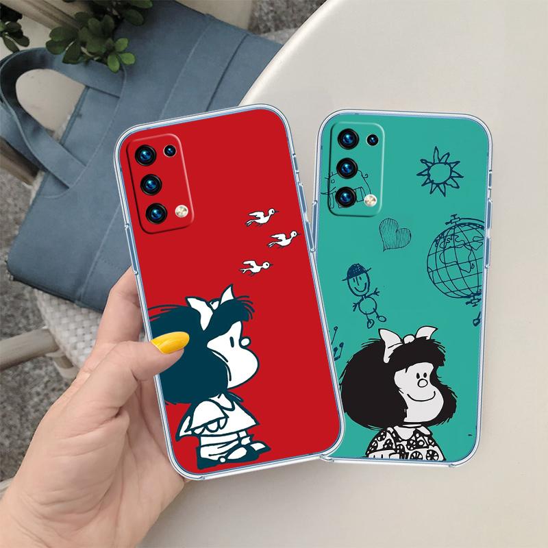 M-Mafalda Transparent Phone Case for Motorola Moto G10 G20 G30 G31 G32 G34 G35 G41 G42 G50 G51 G52 G55 G60 G60S G62 G71 G72 G75