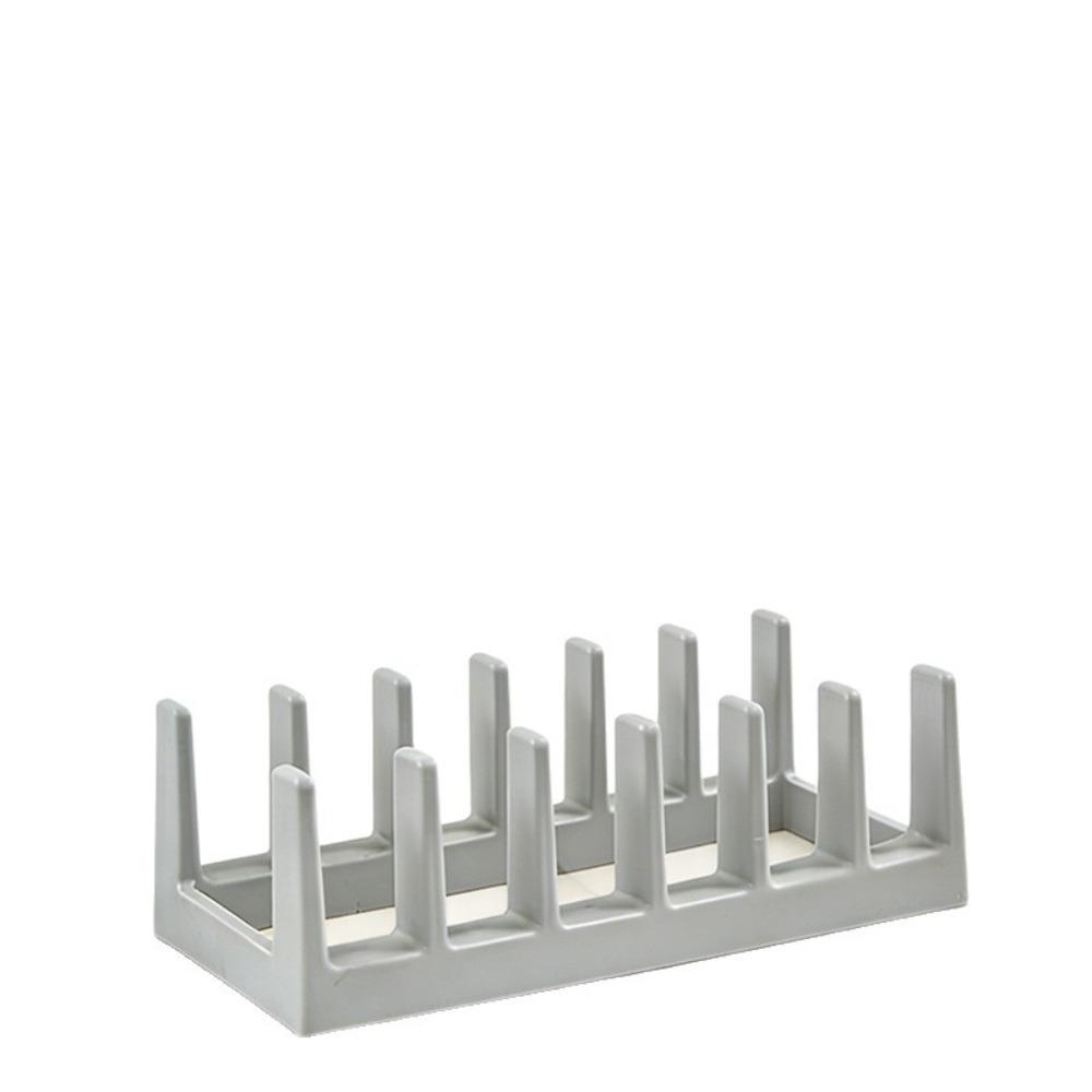

Durable Kitchen Storage Rack 6 Grids Pots Lids Organizer Rack Kitchen Pot Lid Holder 1pc
