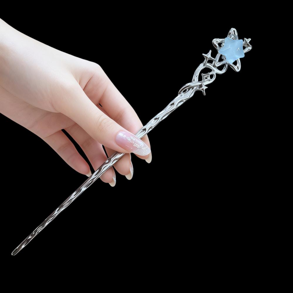 

Floral Metal Tassel Hair Stick For Women Hair Accessories Luxury Romantic Hairpins Girls Alloy Hair Chopstick Gift