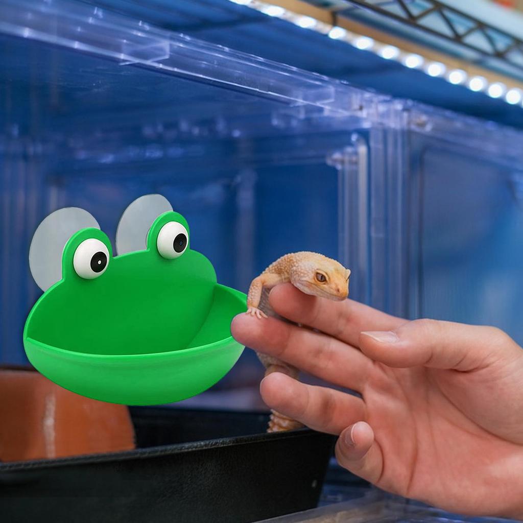 Frog Habitat Frog Holder Climb Toy Amphibian Aquatic Decor Adorable Frog Dish Holder for Fish Tank Aquarium Aquascape/Small Item