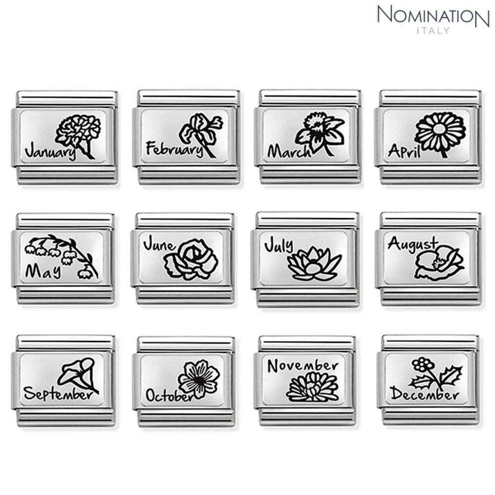Composable Classic Plates Montes In Flower Silver Link 330112 (Choose 1)