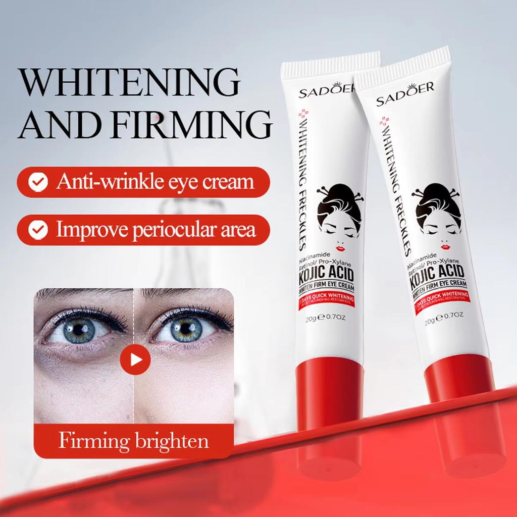 Kojic Acid Retinol Eye Cream Anti Dark Circles Remove Eye Bags Moisturizing Firming Beauty Eyes Skin Care Products