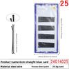 Crown Card Black Steel Clip Girls' Small Hair Clip Bangs Hair Clip Straight Clip Hair Accessory