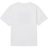 Levis Casual Comfortable Letter Print Ribbed Crew Neck Short Sleeve T-Shirt Men Tops White 002X9-0000