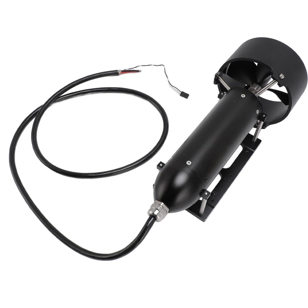 Underwater Thruster 24‑50V CNC Machinin Aluminum Alloy Waterproof Brushless Underwater Thruster for Boat Diving