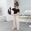 Calça Cropped de Perna Larga de Seda Gelada Repelente de Mosquitos de Verão para Meninas Mais Velhas 2026