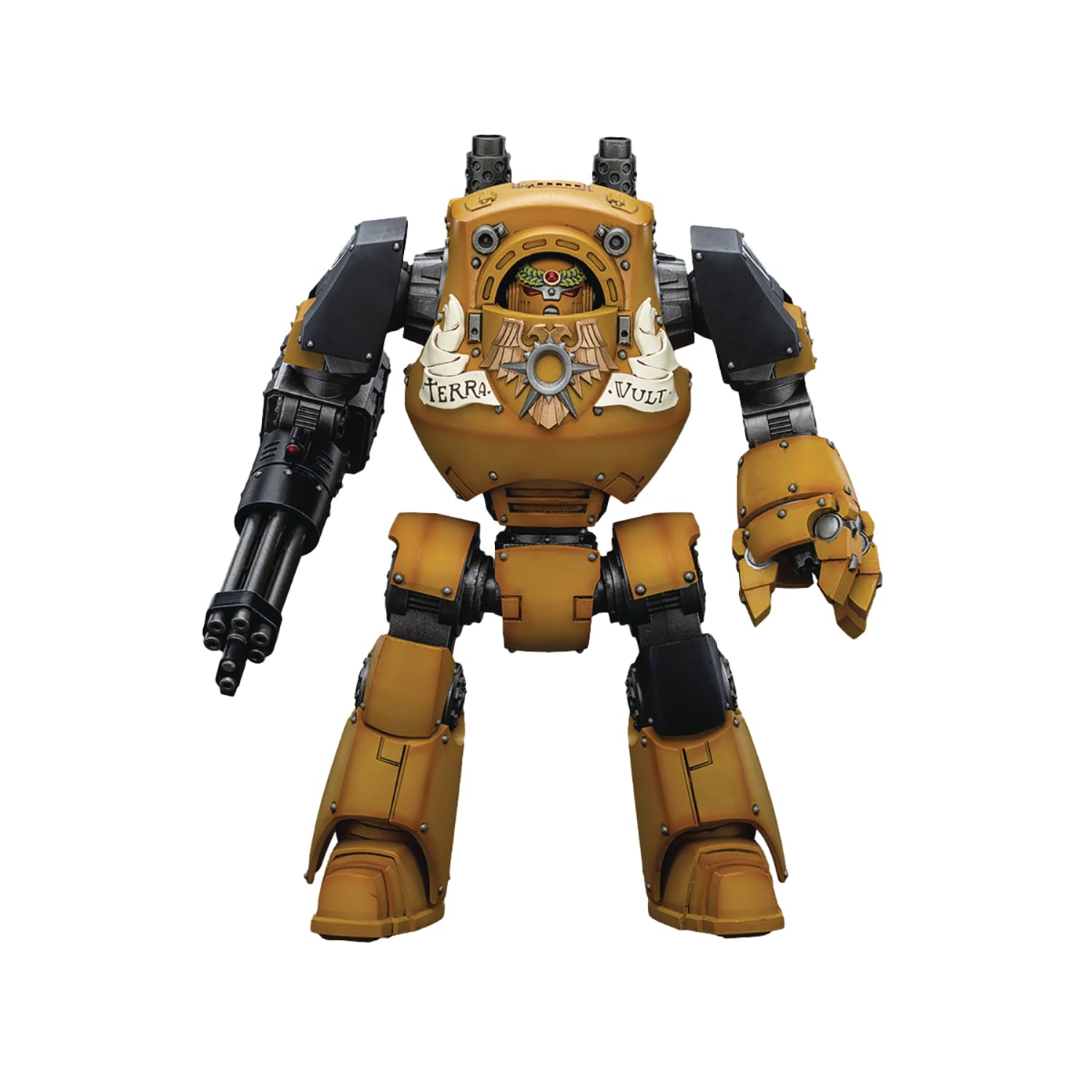 

JOYTOY Warhammer Horus Heresy Imperial Fist Contemptor Dreadnought Action Figure (Assembled)