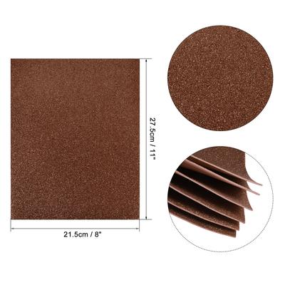 24pcs Glitter EVA Foam Sheets Paper Sheet Sponge Soft Touch Arts Crafts for Crafts DIY Projects 11 X 8 Inch 2mm Thick